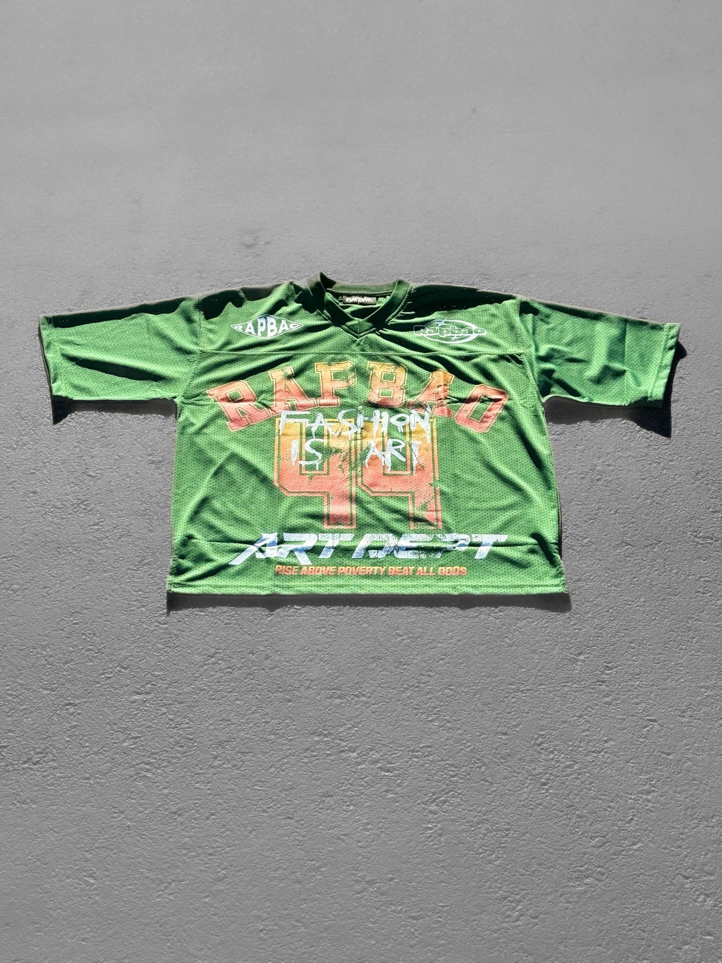 “Money” - Mesh Football Jersey (Green)