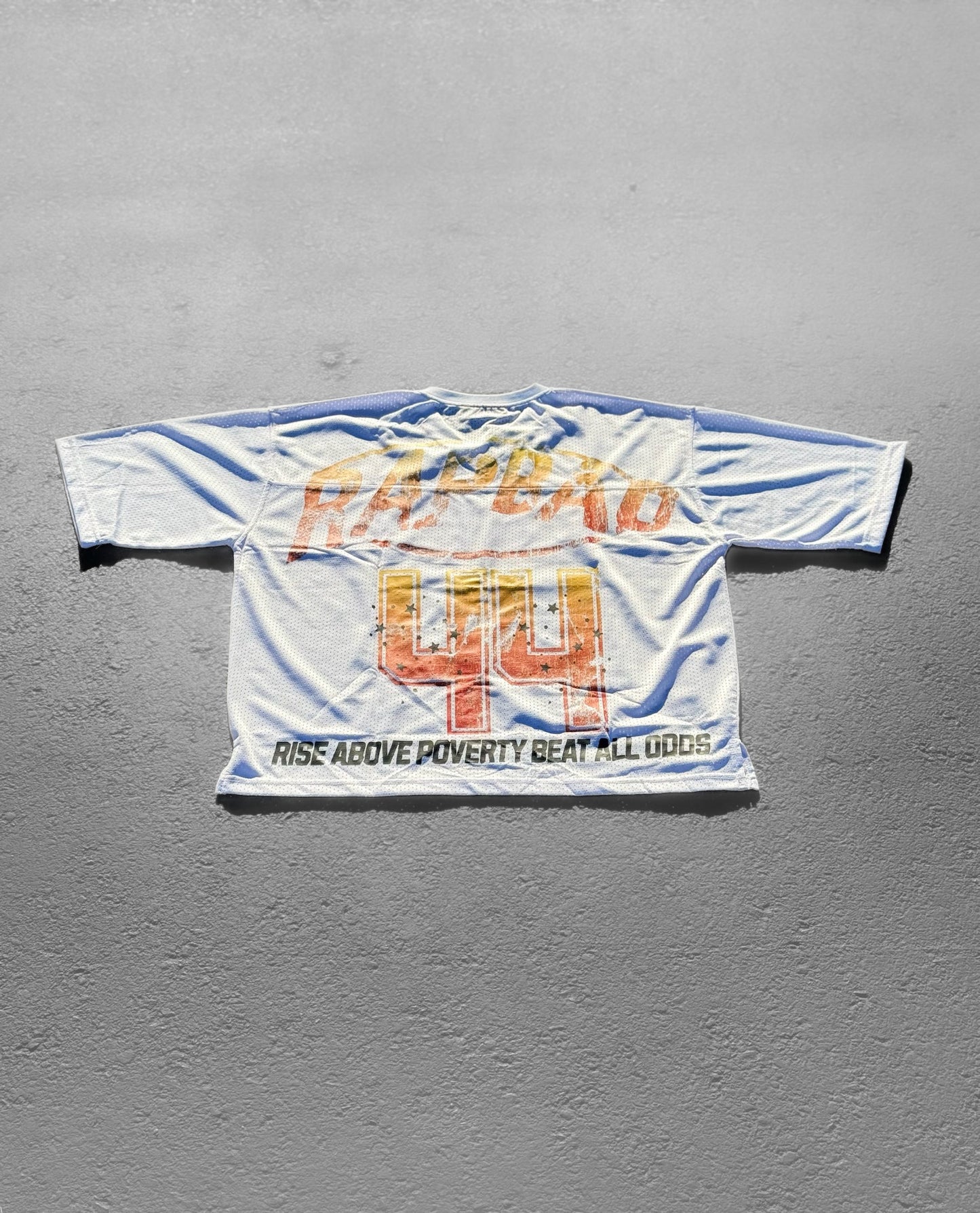 “Cocaine” - Mesh Football Jersey (White)